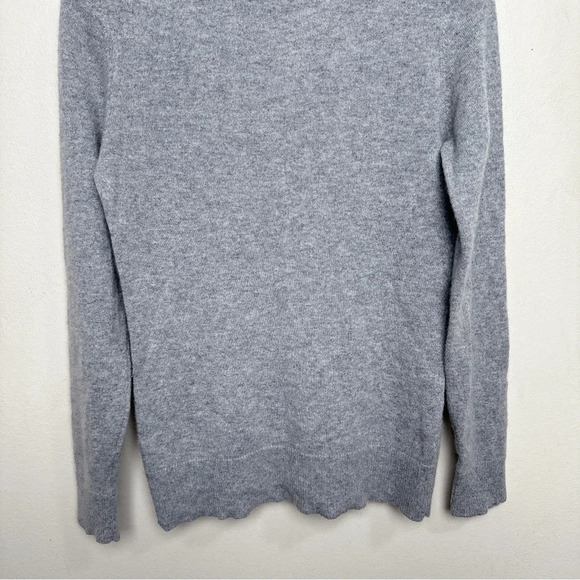Michael Michael Kors Womens Small Turtle Neck Cashmere Grey Sweater - Picture 13 of 15